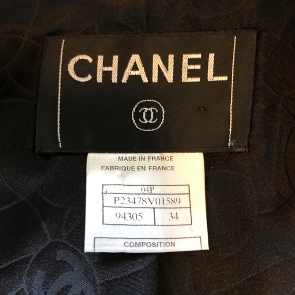 Chanel Jacket 2 Black Lambskin Leather Snake Trim - Picture 9 of 12